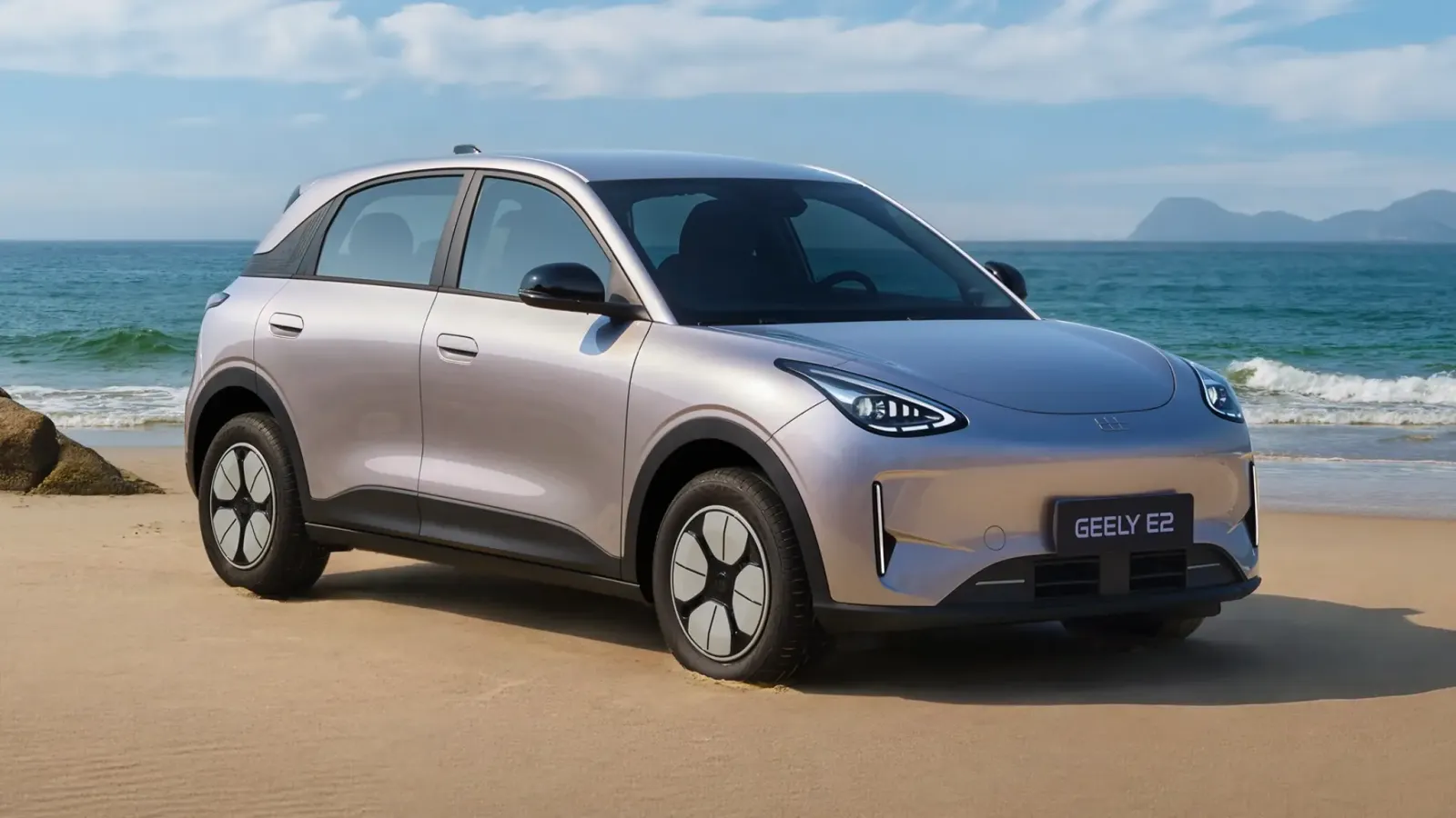 Geely E2 dianteira3/4