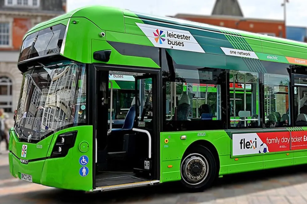 Grants available for electric buses and charging in Leicester, UK