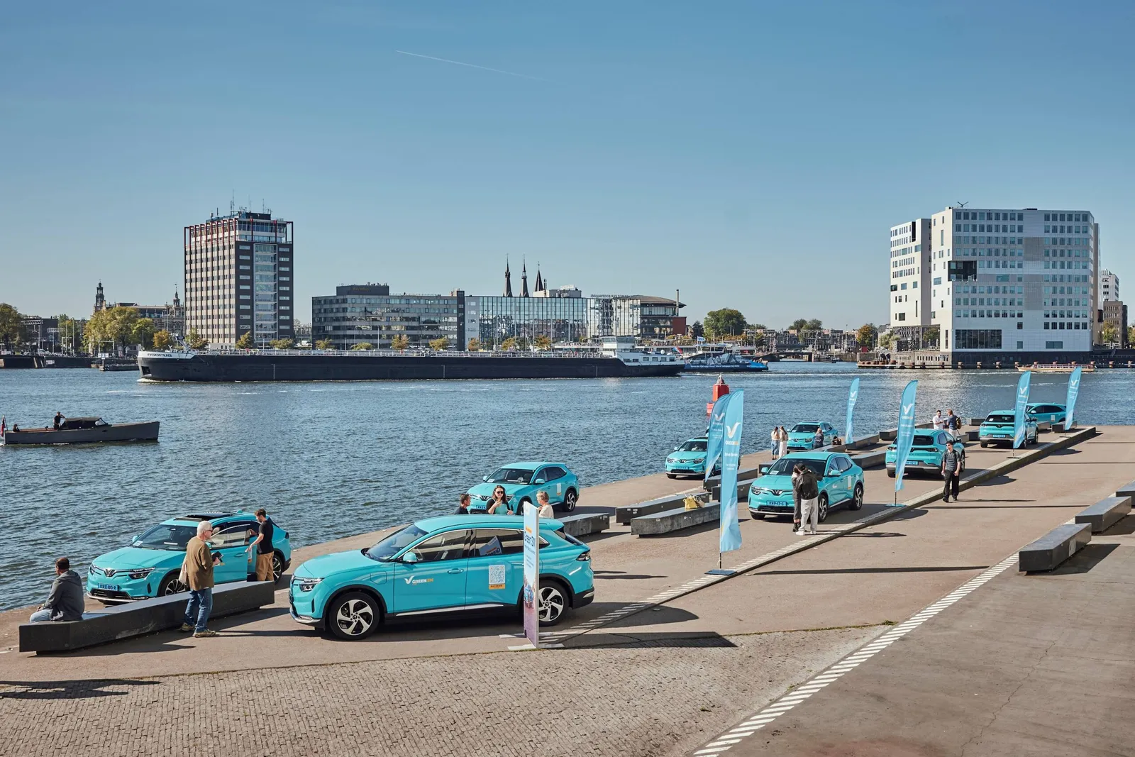 A Green SM inicia o programa de táxis piloto em Amsterdã, trazendo os veículos elétricos ecológicos para a Europa