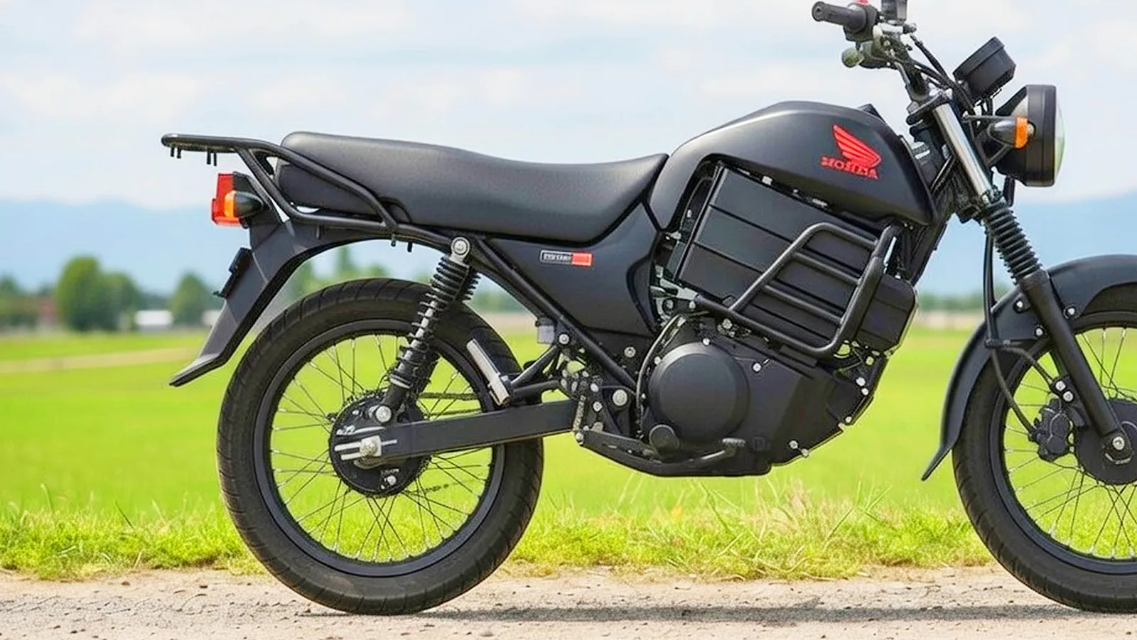 Honda se saca de la manga una moto eléctrica económica con dos baterías extraíbles y frenos de tambor