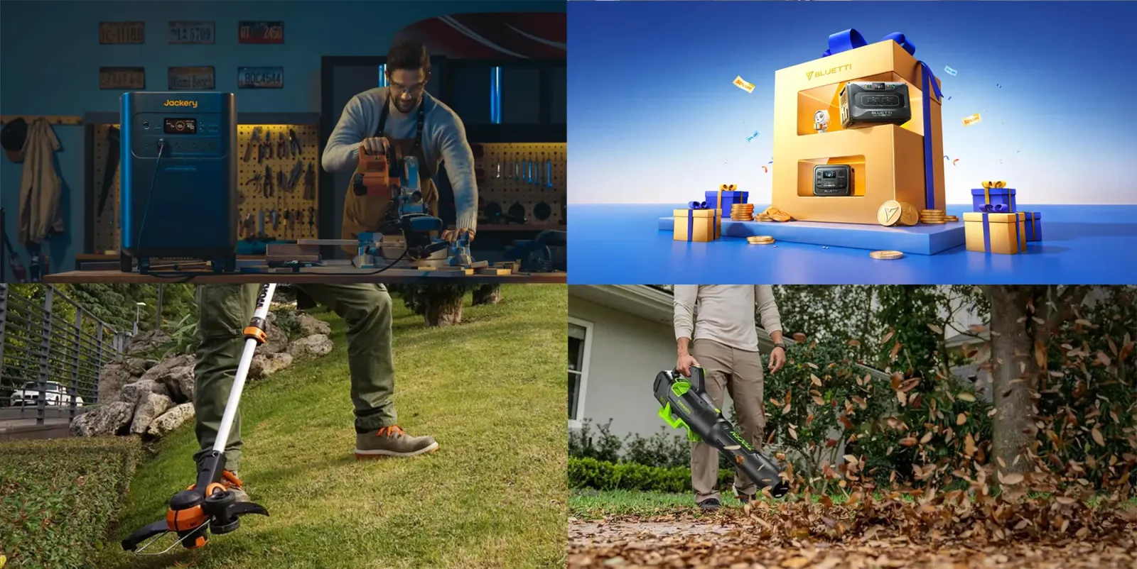 Estação de energia Jackery 5,040Wh Explorer 5000 Plus com desconto exclusivo de $1.000, último dia da promoção de aniversário da Bluetti, Worx e muito mais