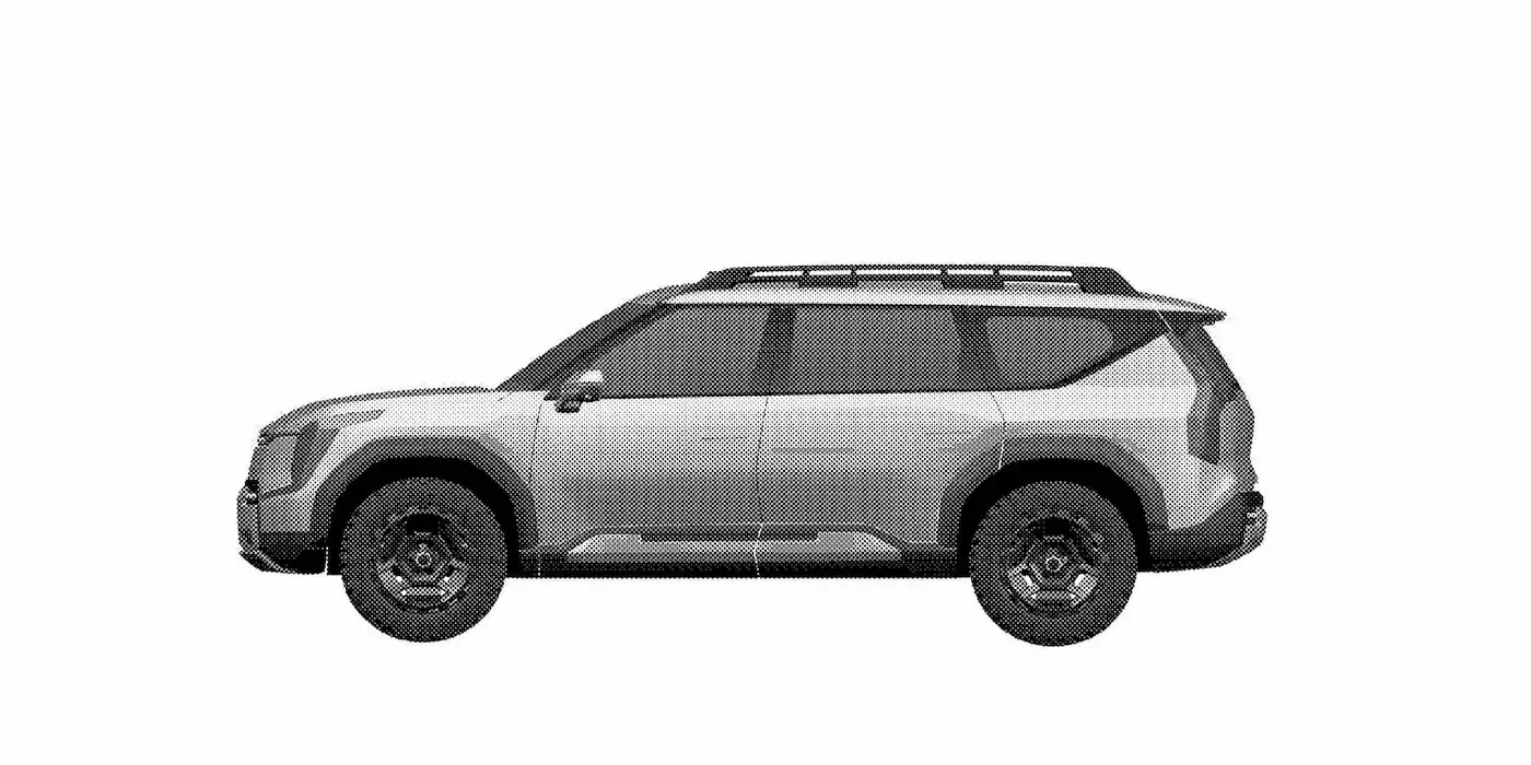 Patente da Kia revela um SUV elétrico todo-terreno de aparência robusta