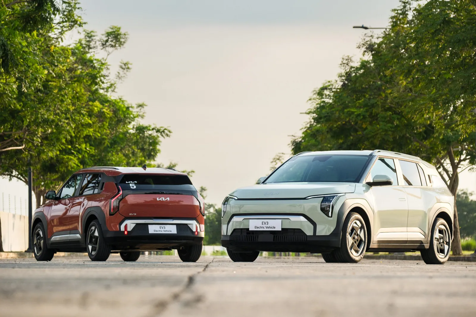 O Kia EV3 para o mercado filipino. (Foto da Kia PH)