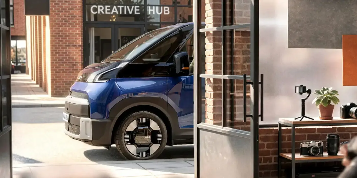 Anteprima del furgone elettrico Kia-PV7