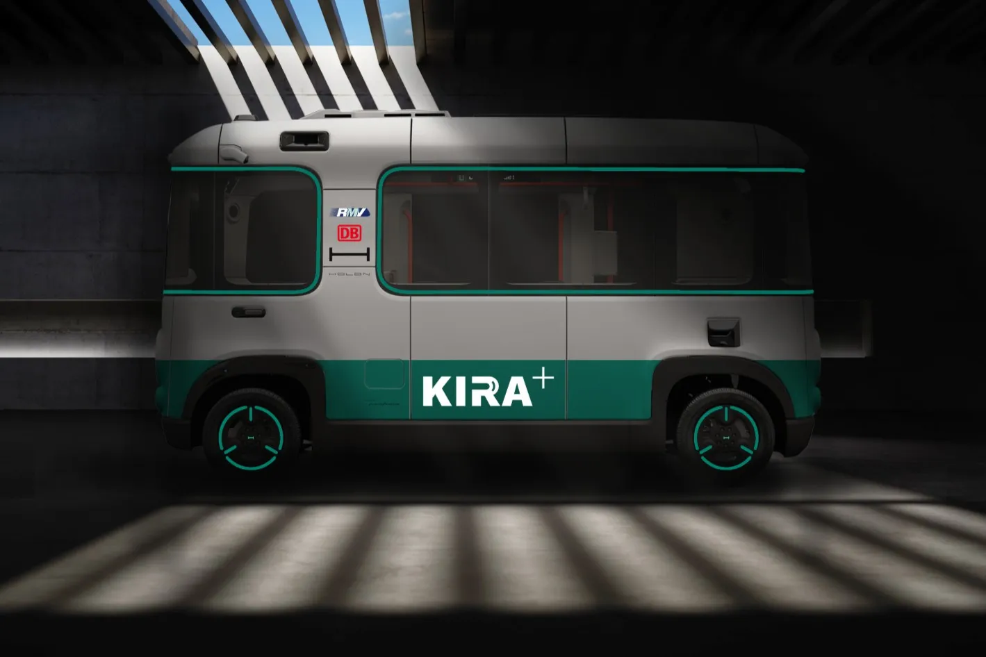 O sucessor do KIRA, o KIRA+, conta com ônibus autônomos da Holon
