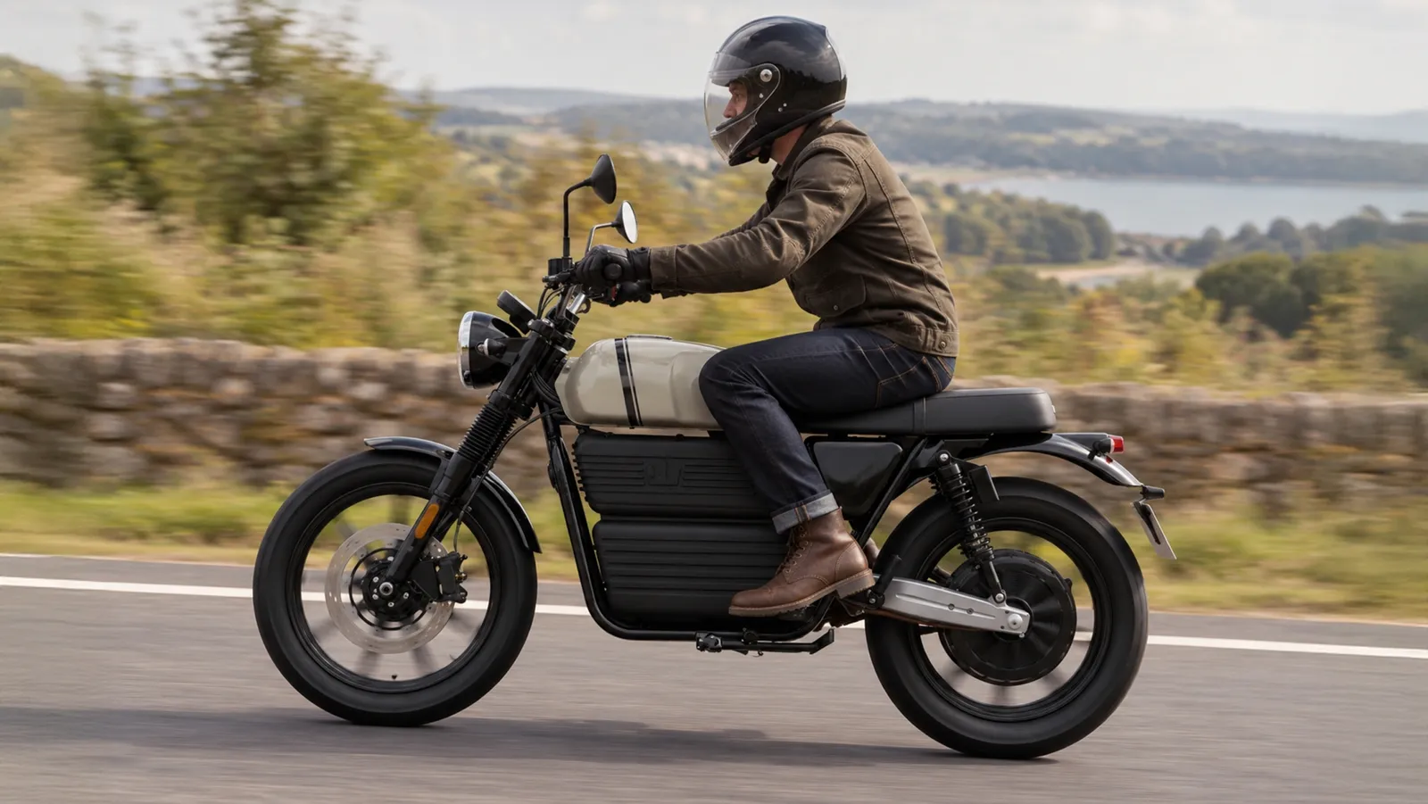 La moto eléctrica que llega desde Suecia con 170 km de autonomía, por menos de 10.000 euros y con un diseño retro espectacular