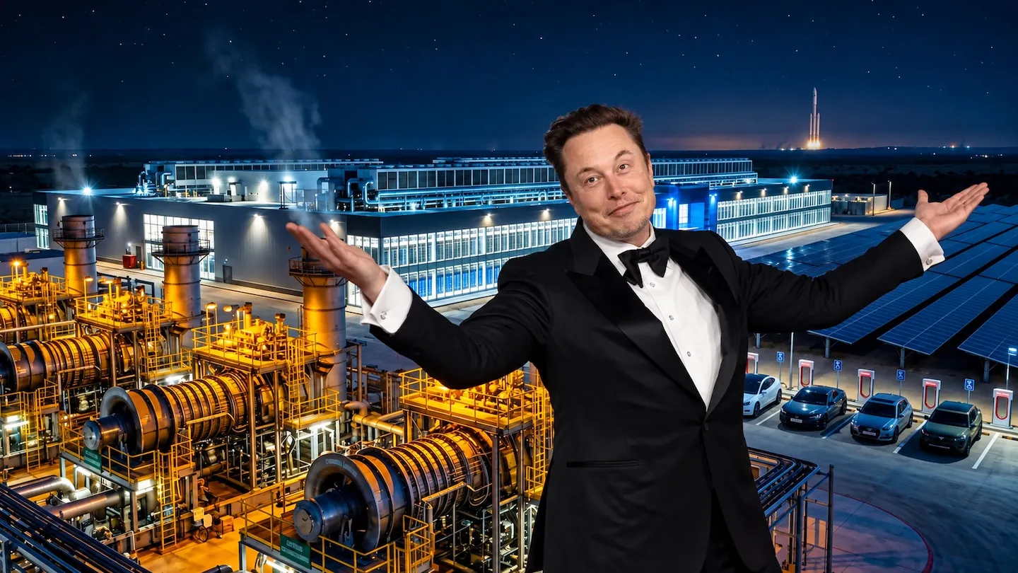 La nueva contradicción de Elon Musk: defiende el coche eléctrico y la energía solar, pero la IA empuja a Space X al negocio del gas natural