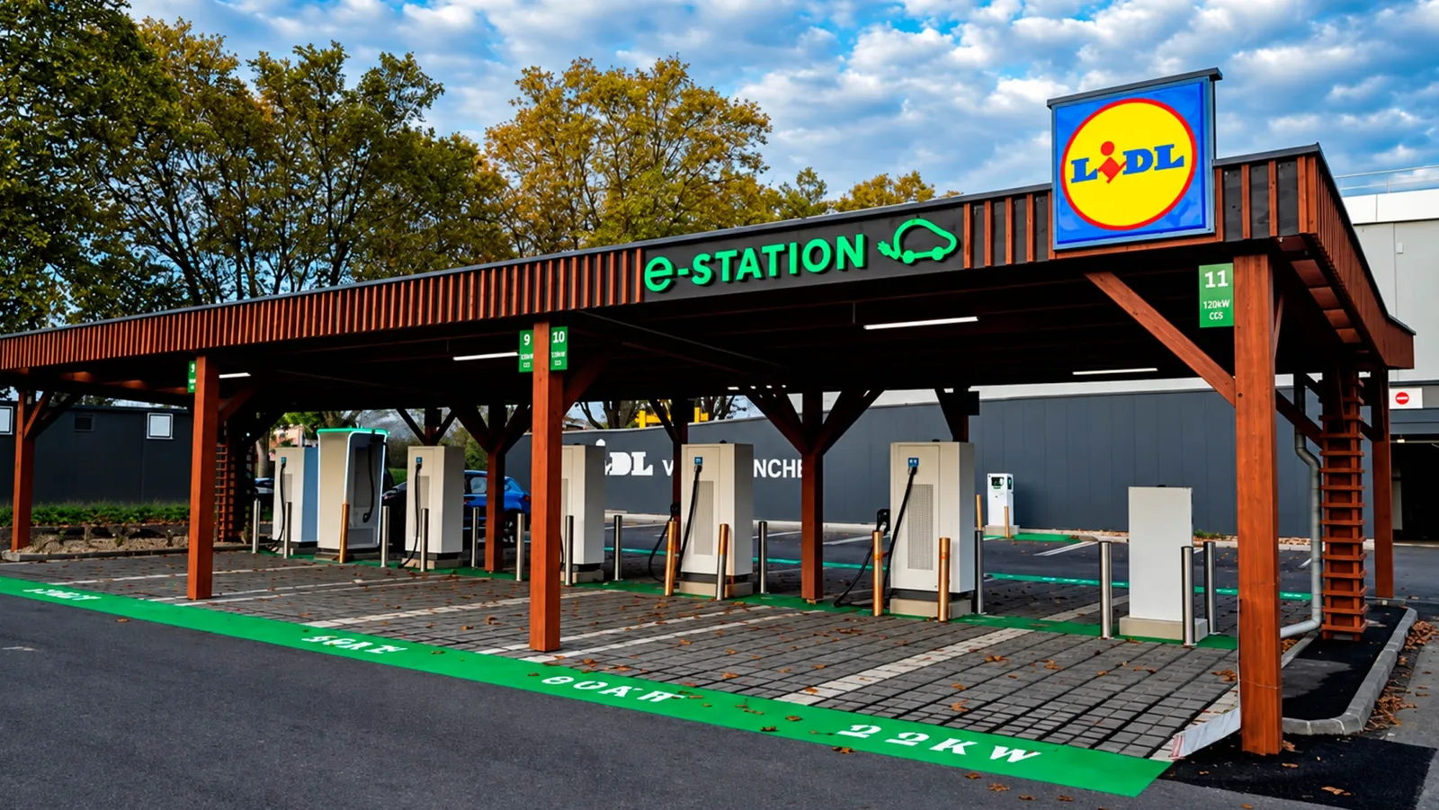 A Lidl aumentou drasticamente o preço do carregamento para carros elétricos na Europa: encher a bateria por menos de 10 euros já é uma realidade