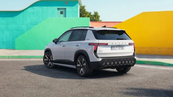 Parte traseira do Skoda Epiq