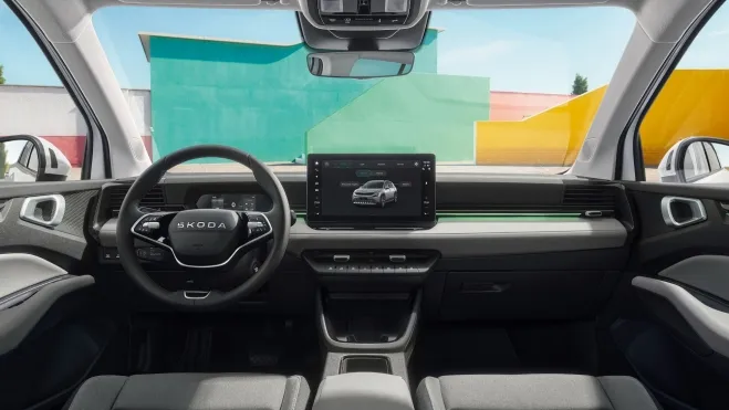 Interior do Skoda Epiq