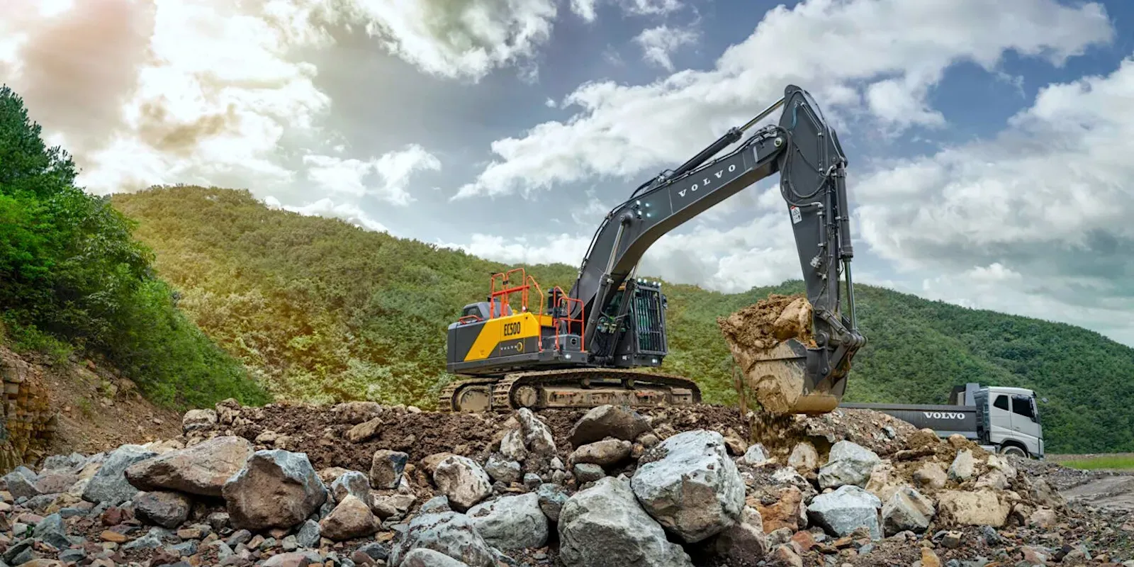 Volvo CE inizia i test preliminari dell’EC500 Electric in Norvegia