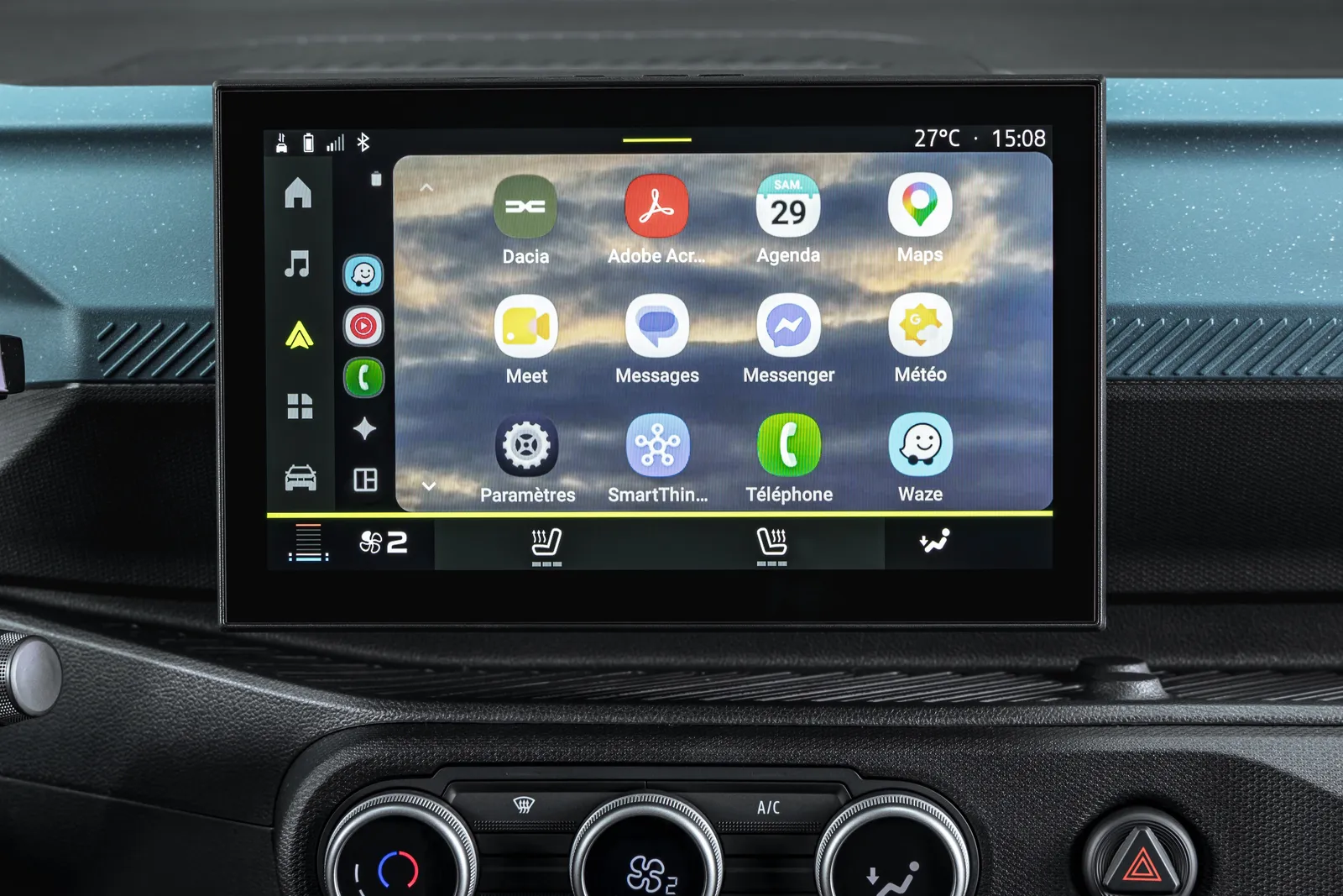 Infotainment del nuovo Dacia Spring