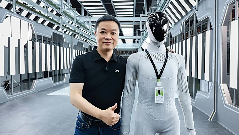 Xpeng IRON Ni Tesla ni Toyota primer robot humanoide ya se fabrica serie socio chino Volkswagen (11)