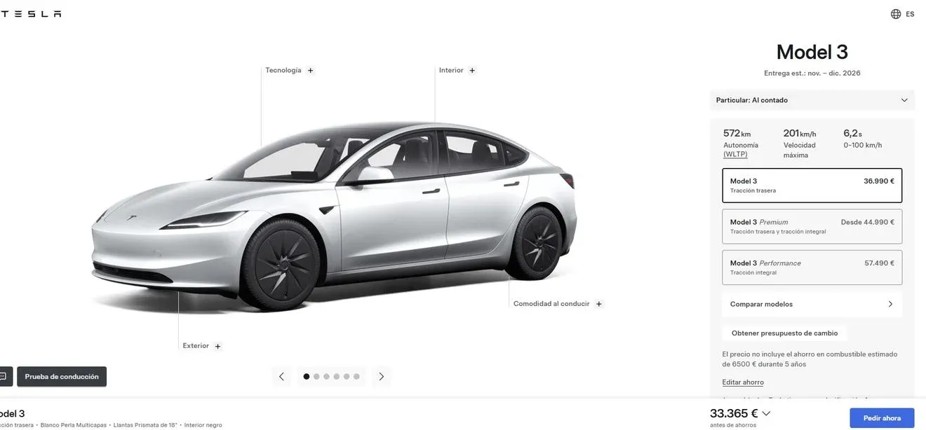 Kein einziger Europäer in den Top 10 der Verkaufszahlen von Elektroautos in Spanien: China und Tesla dominieren