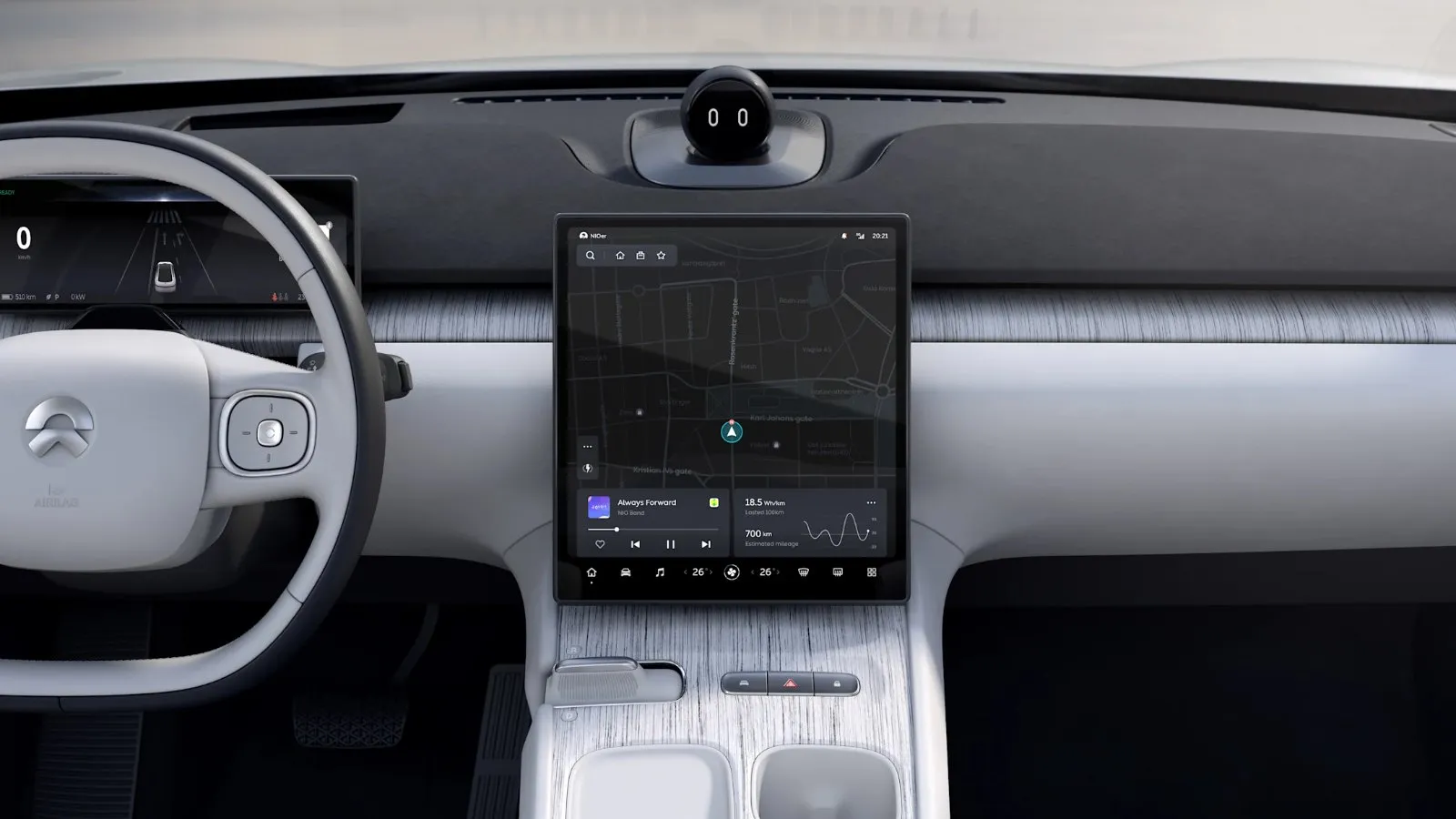 A Nio expande a parceria com a HERE para além do Firefly, abrangendo toda a linha de produtos europeia.