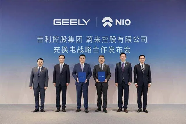 A NIO e a Geely apostam em uma rede conjunta. O objetivo é criar um ecossistema aberto de carregamento e troca de baterias.