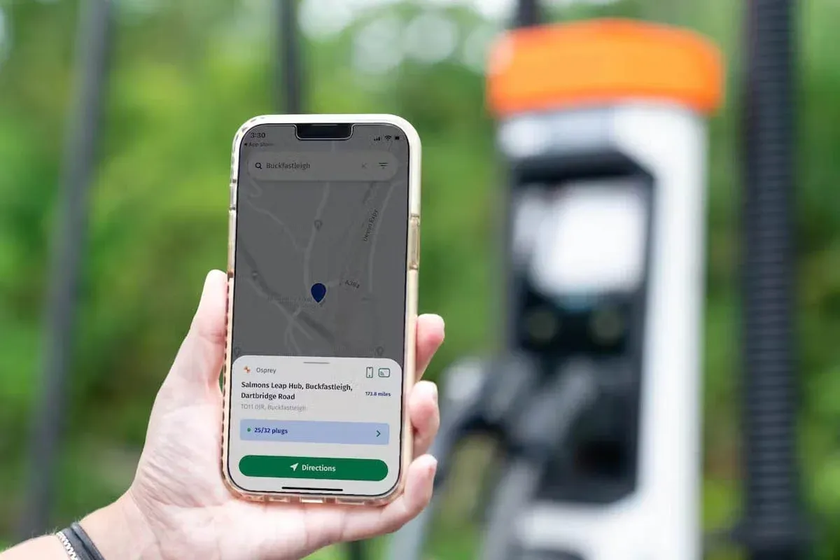 Osprey lança serviço Autocharge em todo o Reino Unido