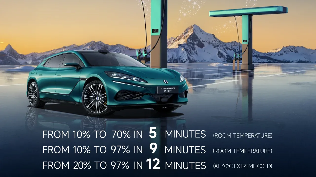 BYD indica la data di lancio in Europa del suo veicolo elettrico con ricarica in 5 minuti, il Denza Z9GT