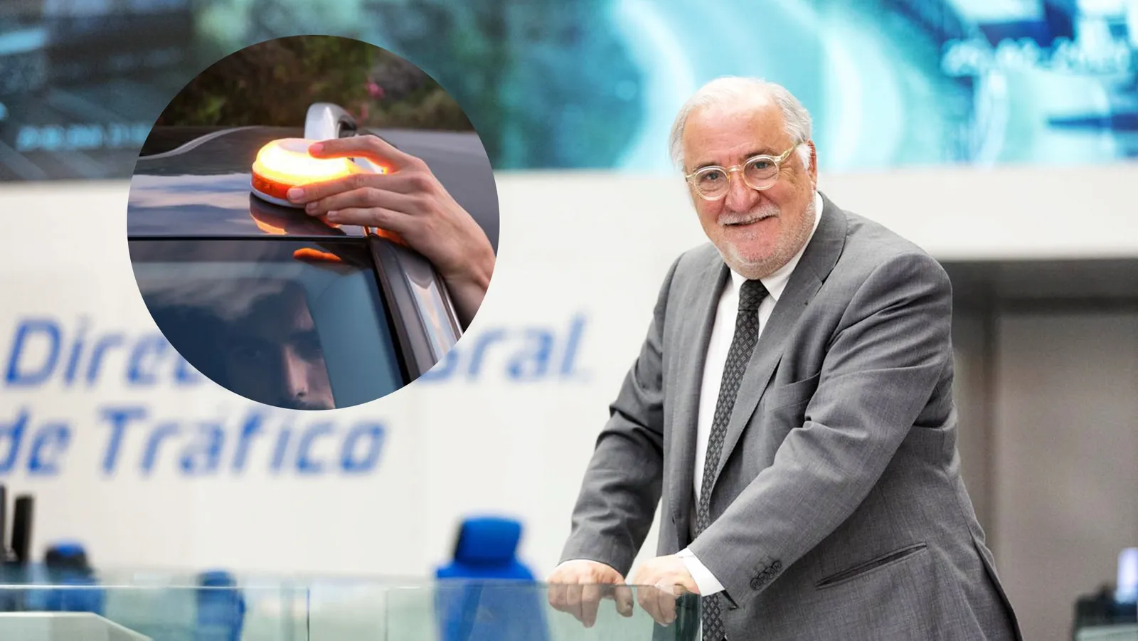 Pere Navarro confirma el próximo cambio de la baliza V-16: la DGT lo quiere activar "en breve"