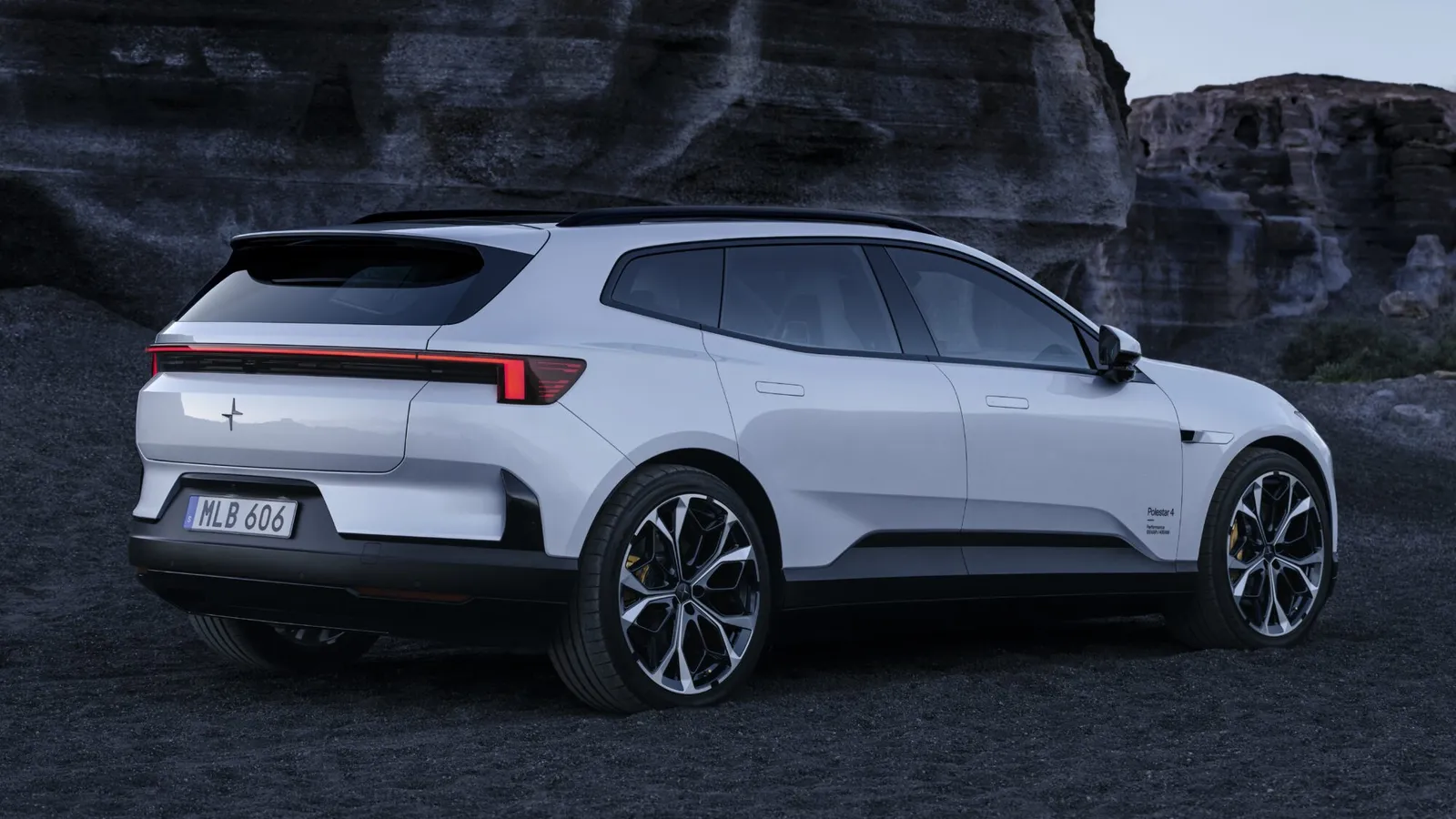 Parte posteriore del Polestar 4 SUV