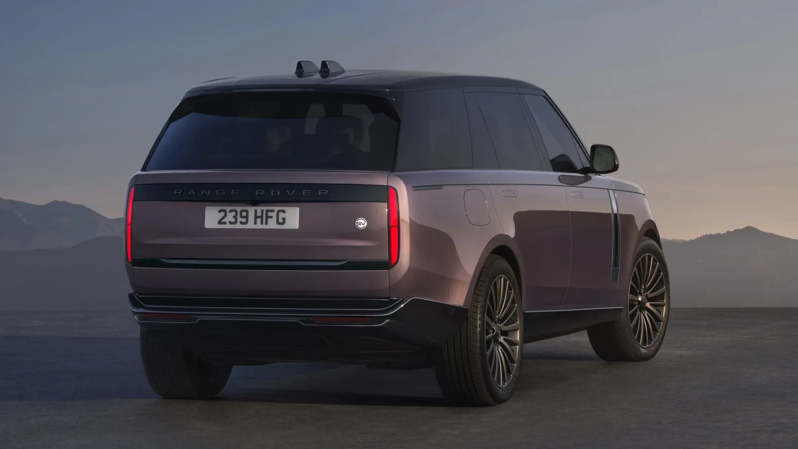 Parte posteriore del Range Rover Electric