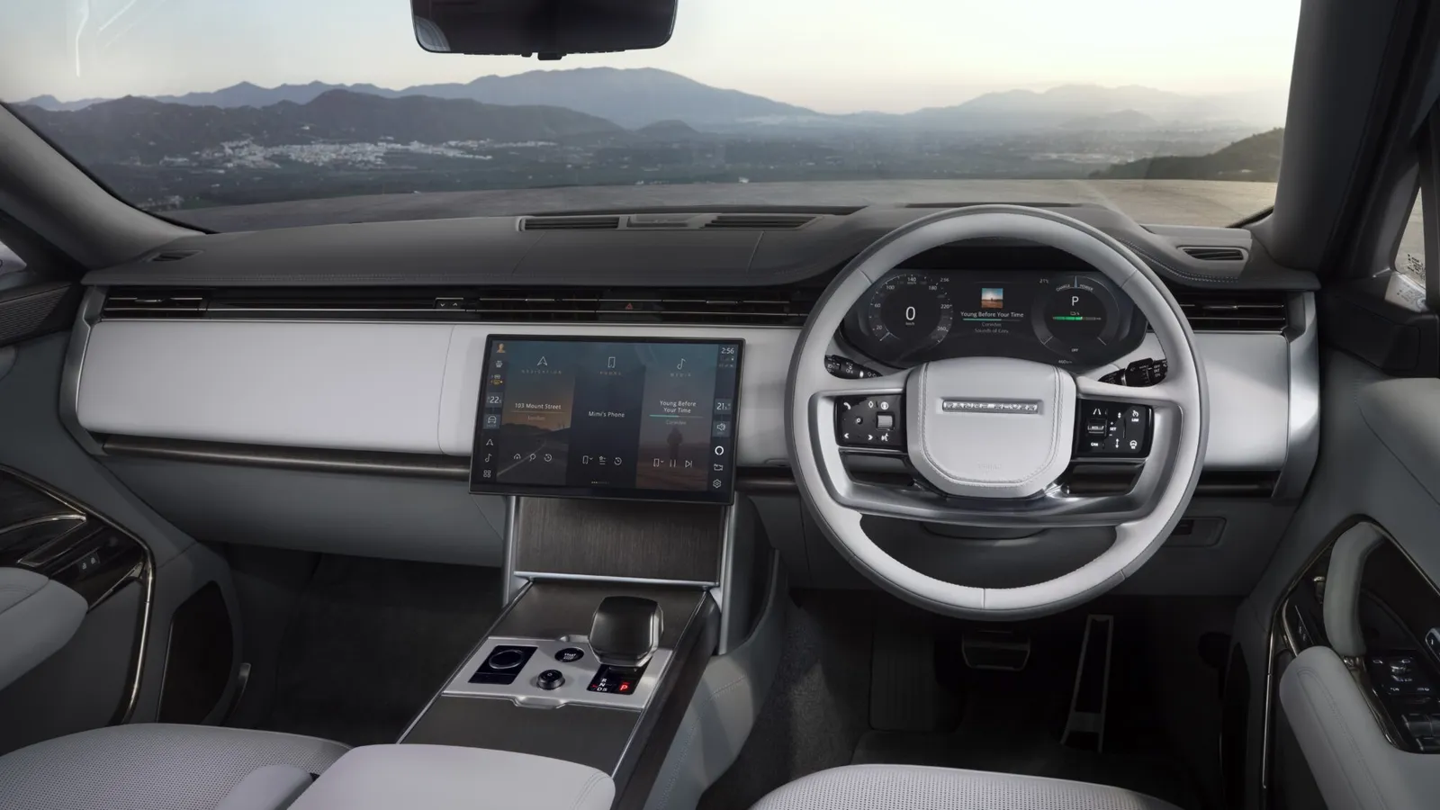 Infotainment del Range Rover Electric