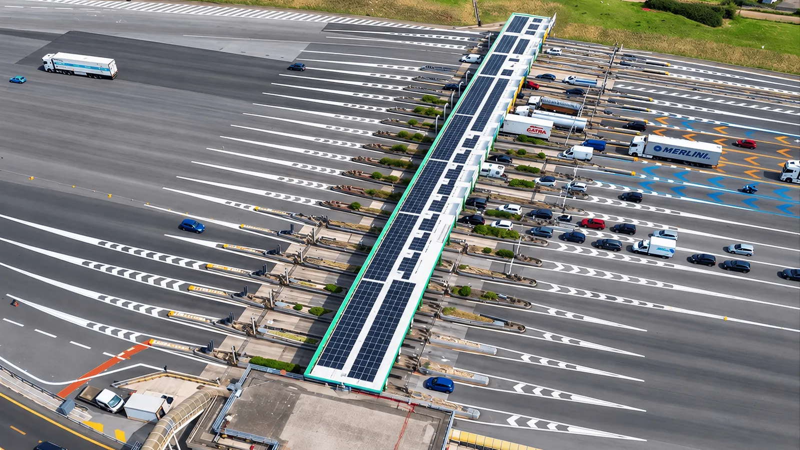 Roma transforma uma de suas rodovias mais movimentadas em uma usina solar: 466 painéis para cerca de 80.000 veículos por dia