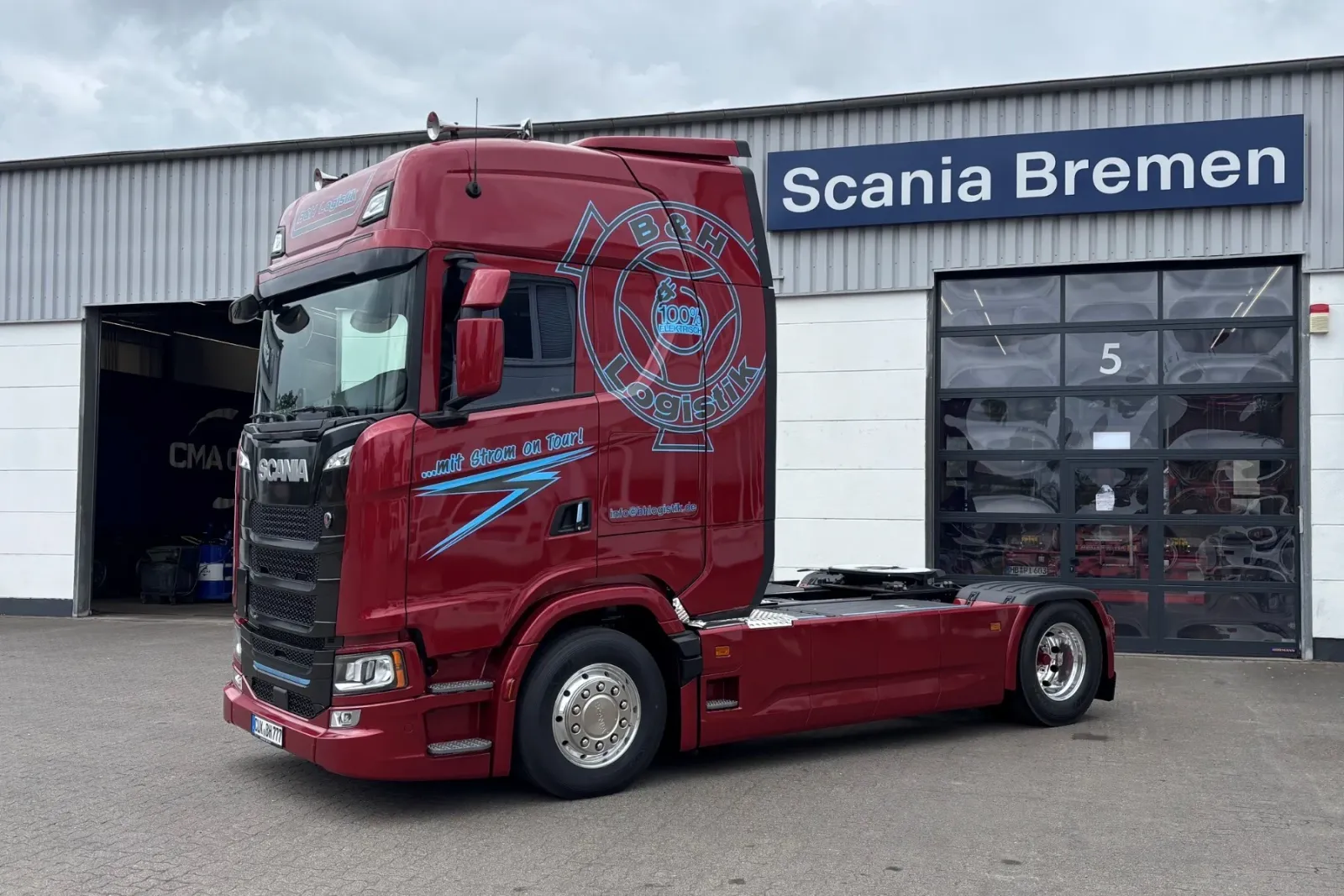A Scania entrega o primeiro caminhão elétrico com MCS na Alemanha