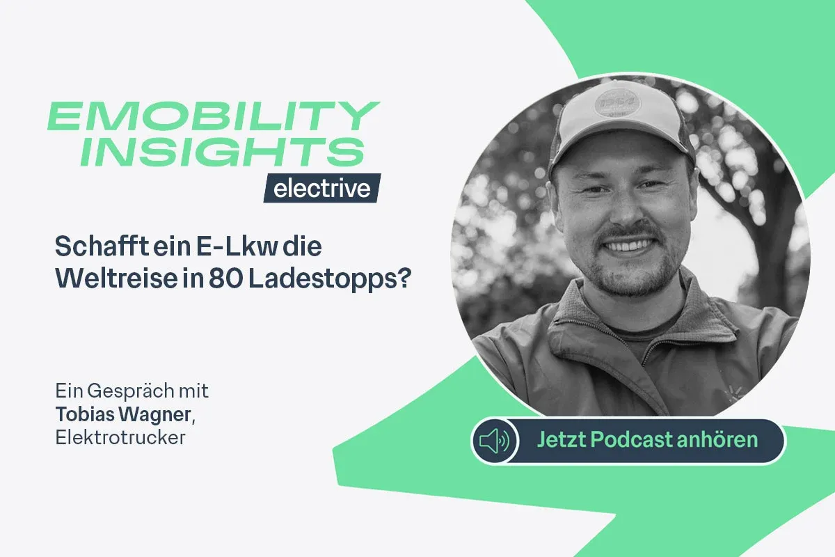 Immagine 7: Immagine dell’articolo del podcast Electrive emobility insights di Tobias Wagner, camion elettrico 1200x800px