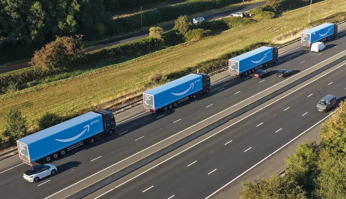 Shell e Amazon testam estação de carregamento reservável para caminhões elétricos