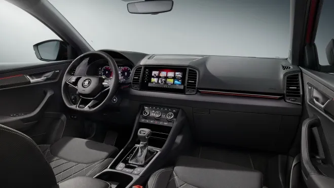 Interno dello Skoda Karoq