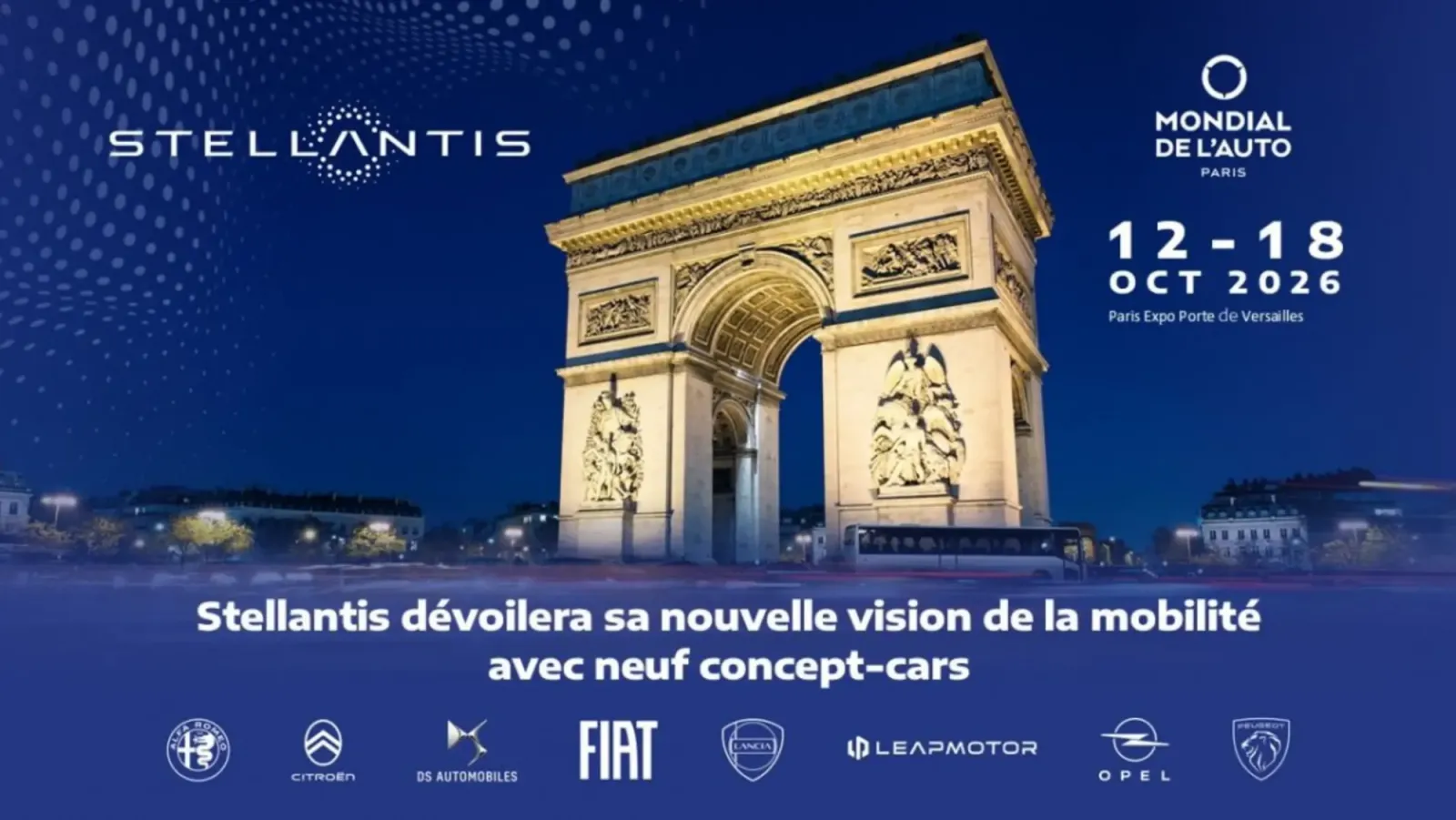 A Stellantis prepara uma apresentação espetacular no Salão de Paris, com dezenas de modelos híbridos e elétricos no maior estande da feira