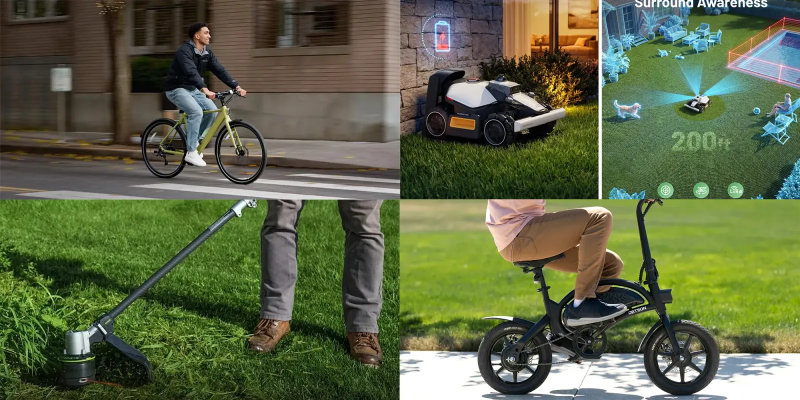 Tenways e-bike con sconti fino a 807 dollari su un prezzo iniziale di 1.599 dollari; pacchetto tosaerba robotico Mammotion LUBA Mini 2 AWD con sconto di 379 dollari; tosaerba EGO, Jetson e molto altro.