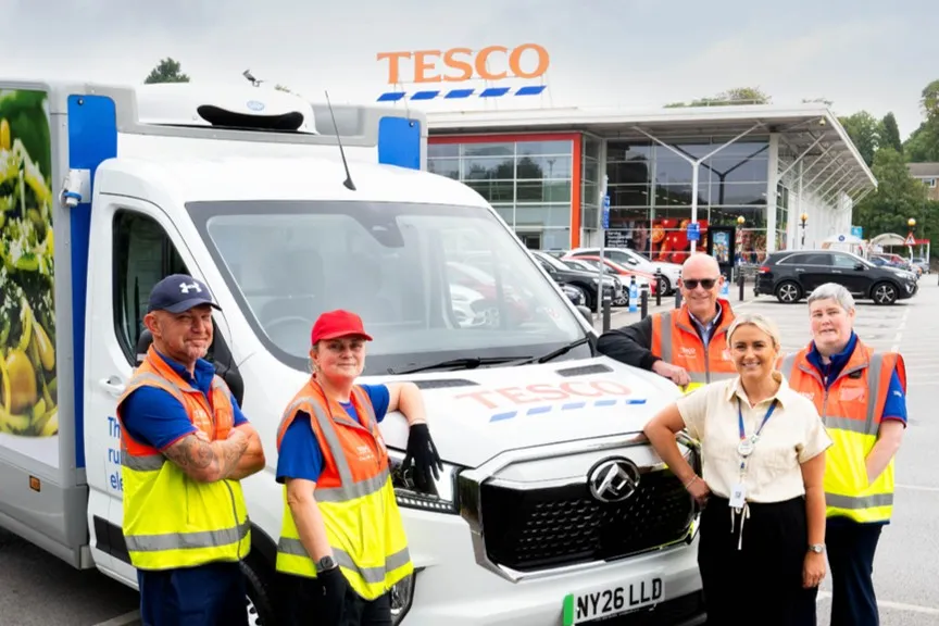 Tesco deploys 2,000th electric delivery van