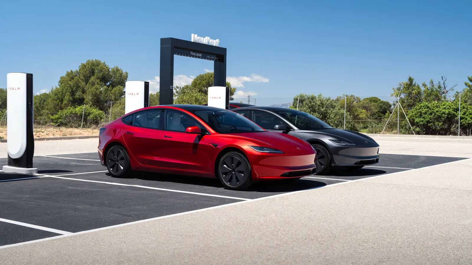 O aplicativo Tesla agora mostra como será o seu Supercharger ao chegar.