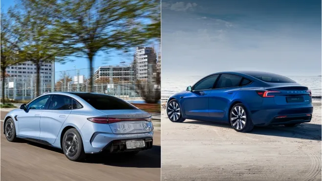 Tesla Model 3 vs BYD Seal 03