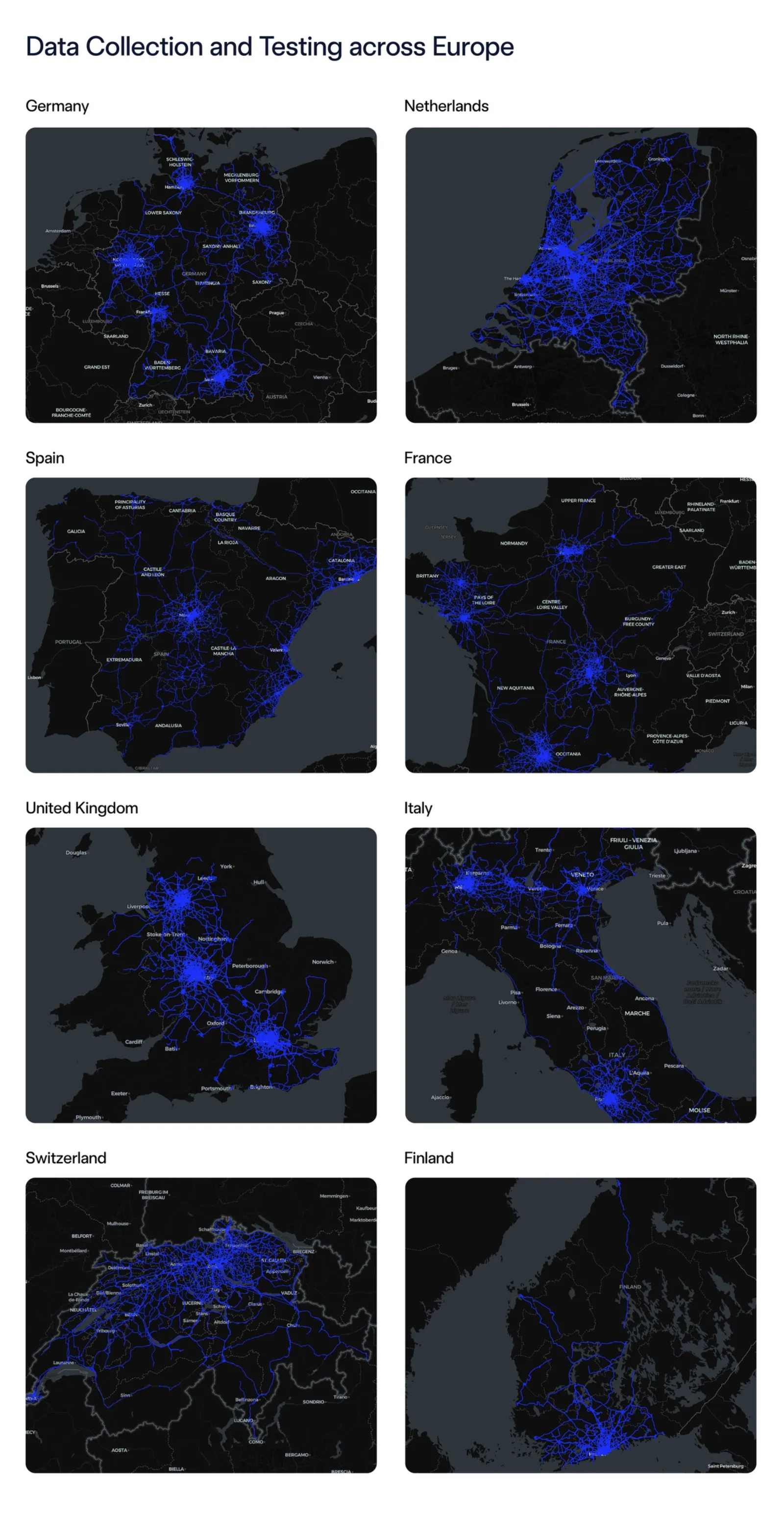 Tesla ha reso noti i dati relativi al FSD in Europa. La Polonia è di nuovo esclusa dalla mappa dei test.