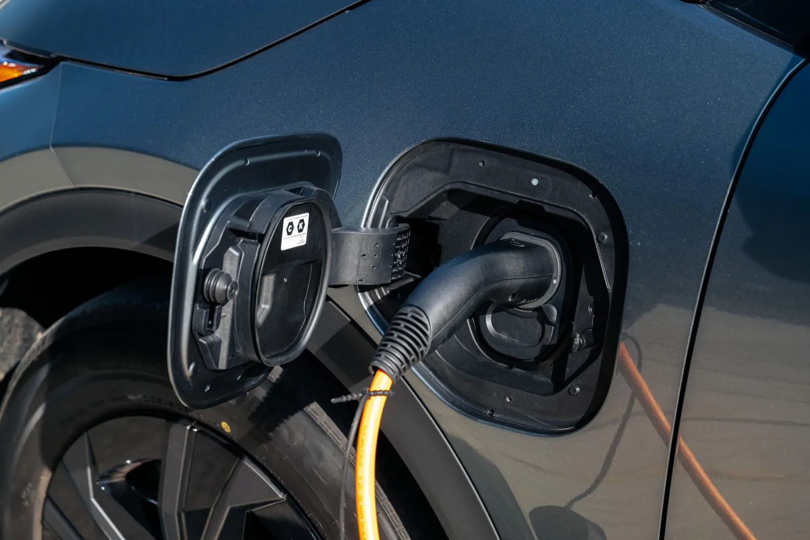 toyota c-hr+ charging port