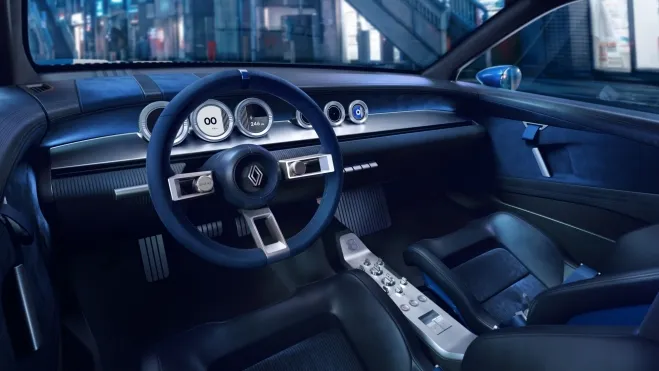 Interior do Renault 8 Gordini Concept