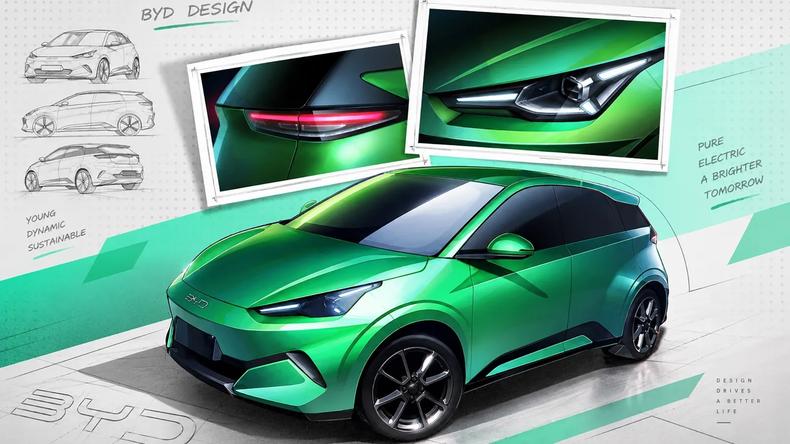Um pouco tarde, mas agora sim: a BYD apresenta o novo Dolphin Surf, que cresceu 42,5 cm, tem autonomia de até 420 km e dispõe de LiDAR.