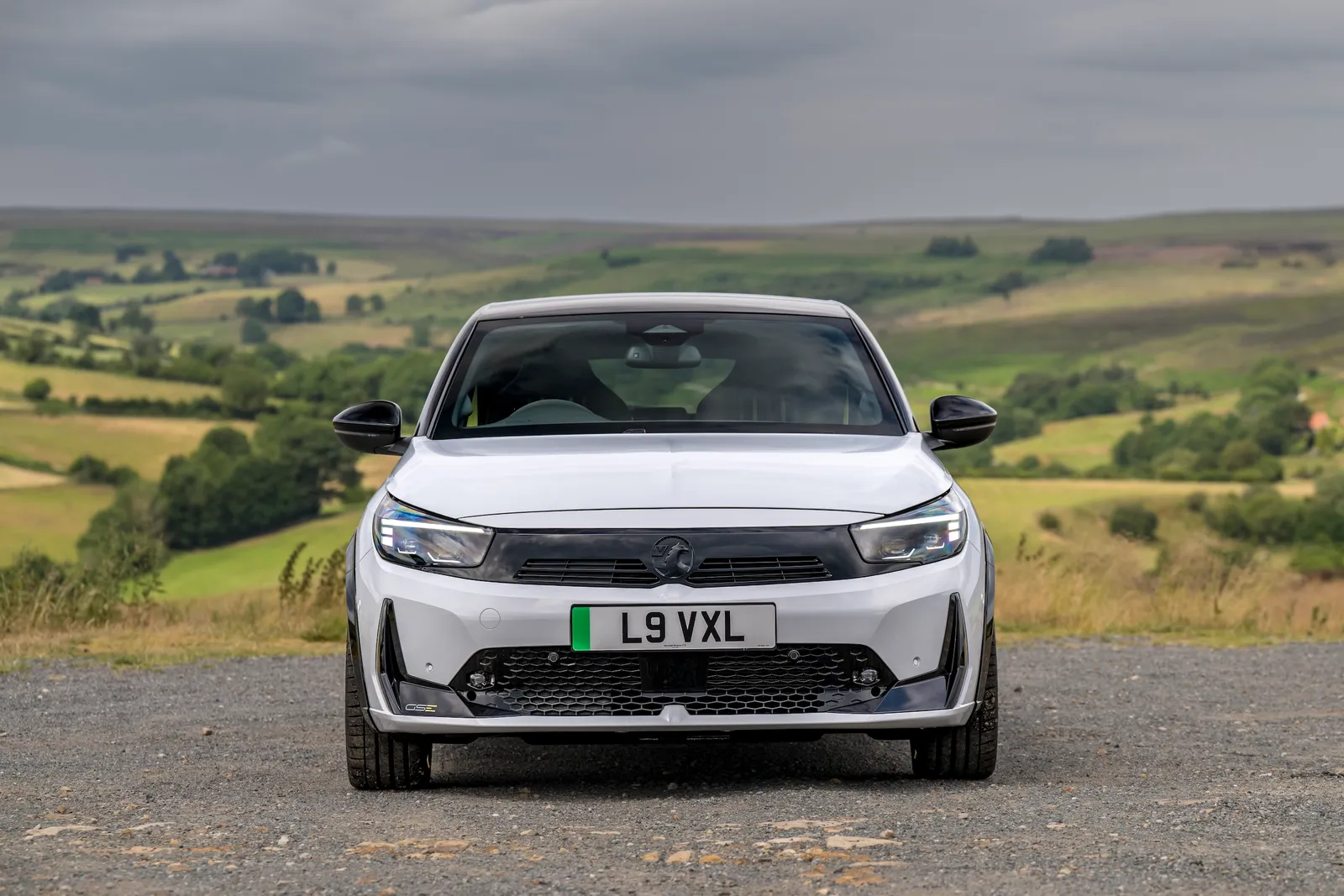 Vista anteriore della Vauxhall Corsa GSE