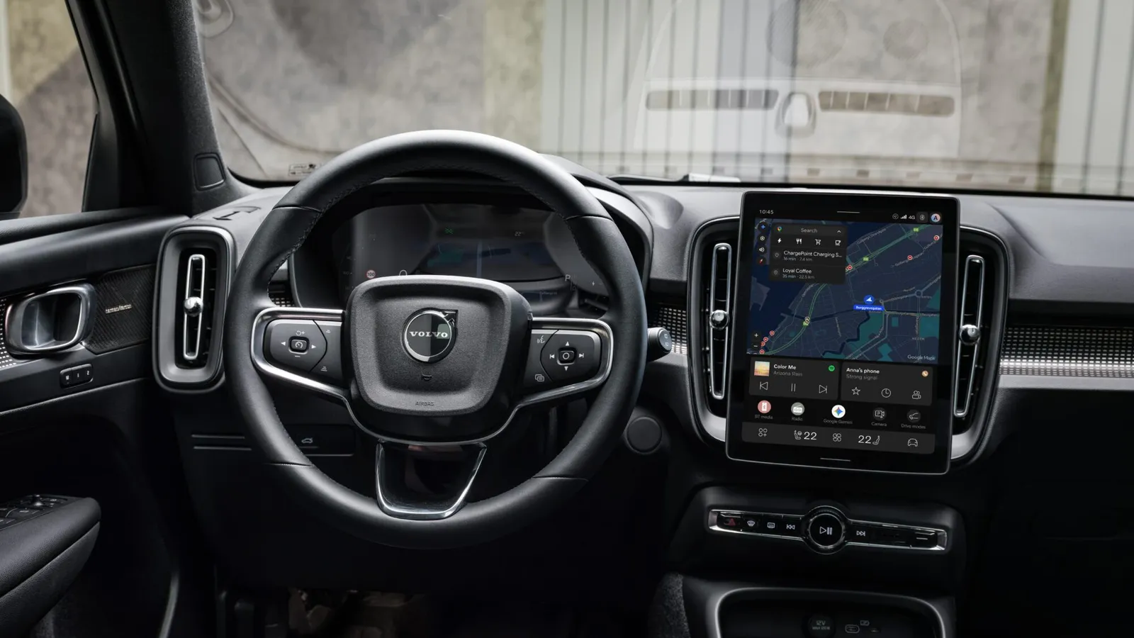 Il nuovo sistema di intrattenimento del Volvo EX40