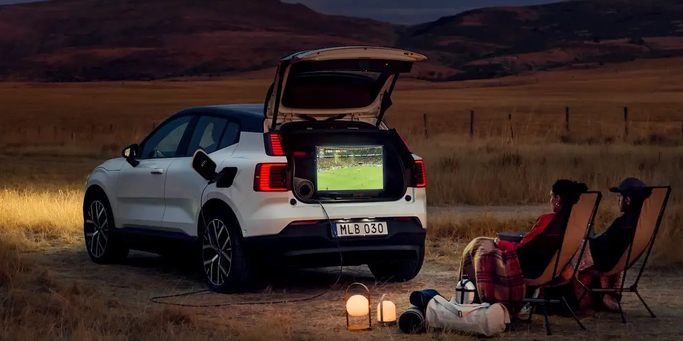 Volvo’s cheapest EV can now power a campsite or coffee maker