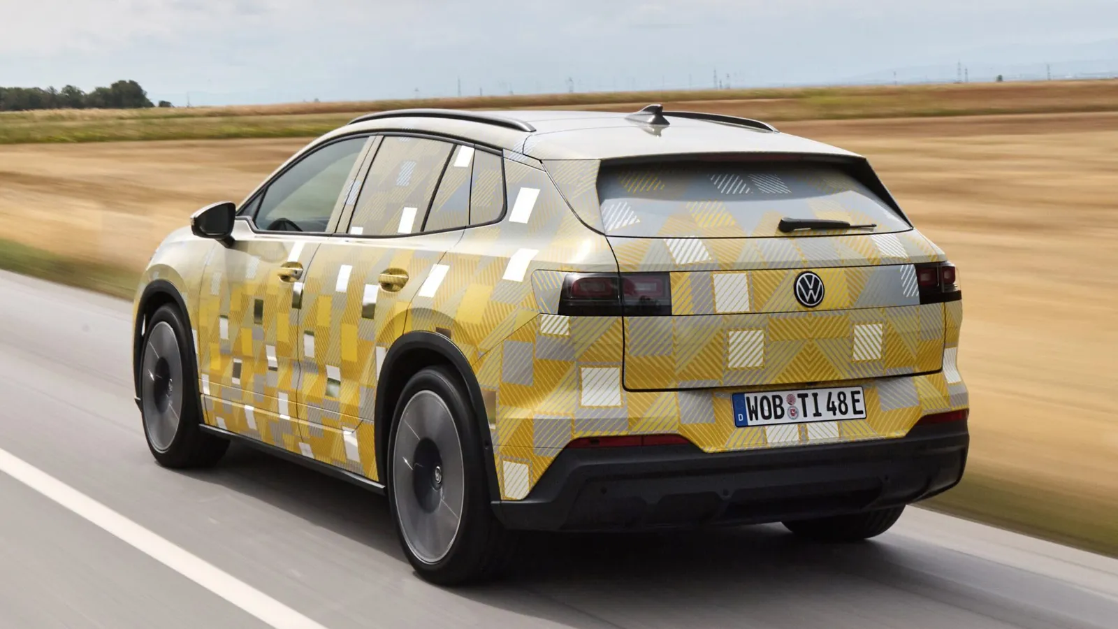 Traseira do VW ID. Tiguan