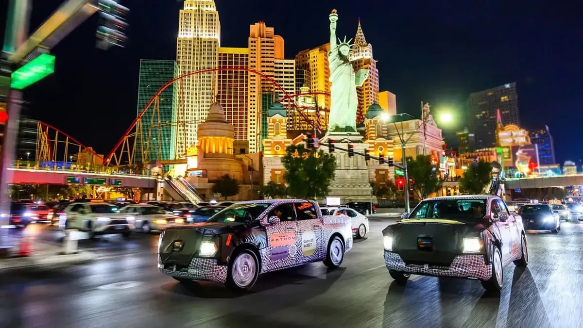 Il Fathom camuffato percorre Las Vegas. Un pickup elettrico a meno di 30.000 USD – Ford Fathom 2