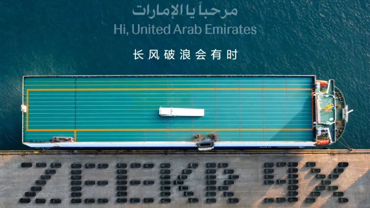 A Zeekr inicia os envios em larga escala do SUV 9X para os Emirados Árabes Unidos como parte de sua estratégia global.