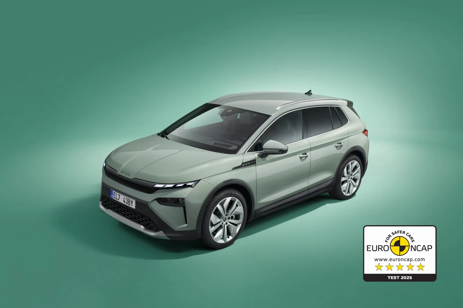 The Škoda Elroq earns 5-star Euro NCAP safety rating with the Enyaq