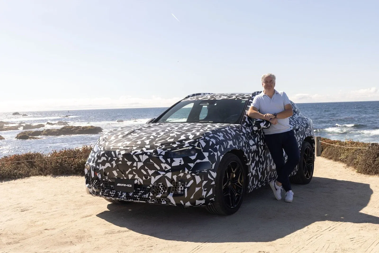First Drive of the Camouflaged AMG GT SUV Near Pebble Beach