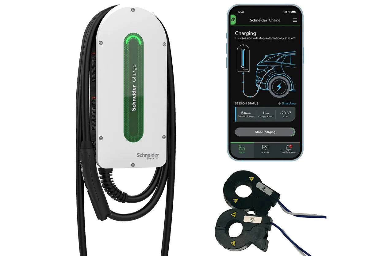 Schneider Electric’s new Level 2 residential EV charger has built-in load management