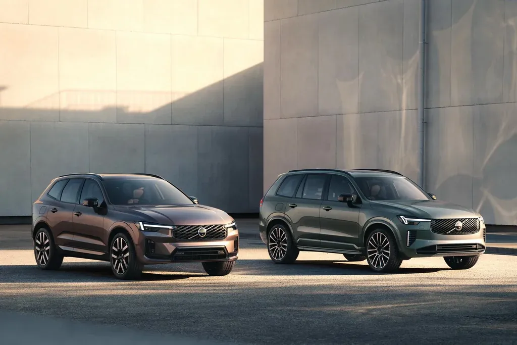 Record 200 km on electricity: Volvo unveils new long-range hybrid models XC60 and XC90